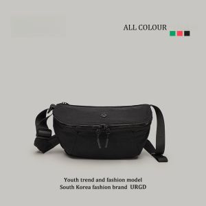 URGD Sweet Cool Neutral Style Crossbody Leisure Chest Bag 2025 New Multi Pocket Lightweight Waterproof Riding Saddle Bag Trendy