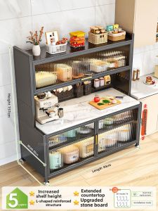 DIBIOU | Household Floor-Standing Multi-Layer Storage Cabinet