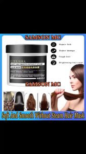 500ml Hair Treatment for Frizzy and Dry hair Hair Mask Repairs Frizzy Make Hair Soft Smooth Moisturizing Deep Repair Keratin