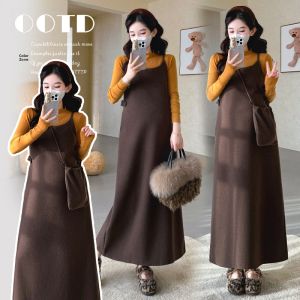 New Maternity Sweater and Frock Skirt Set Mid-Length