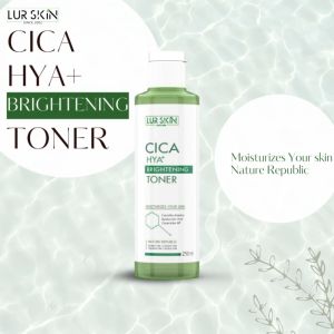 [ส่งฟรี] LUR SKIN CICA HYA BRIGHTENING TONER โทนเนอร์ ใบบัวบก 250 ml (1 แถม 1) - ลดการอักเสบจากสิว, ฟื้นฟูผิวให้แข็งแรง, กระชับรูขุมขน