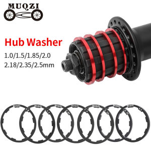 MUQZI 5pcs Bike Hub Washer 7 8 9 10 11 12 Speed Cassette Flywheel Spacer 1mm 1.5mm 1.85mm 2mm 2.18mm 2.35mm 2.5mm Freehub Gasket