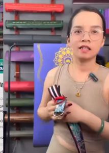 DÂY TẬP YOGA IN HOẠ TIẾT HOA VĂN CAO CẤP 2.5m UỐN DẺO