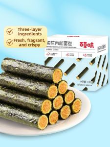 BE&CHEERY | Ready-to-eat Nori Seaweed & Meat Floss Egg Roll 500g