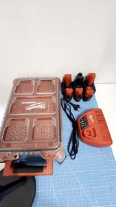 M12 Charger and Batteries Packout Insert Tray Holder