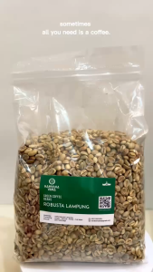 Kamyaka Vana - Kopi Lampung Robusta Pure Indonesia Green Coffee Beans - Full Wash Process