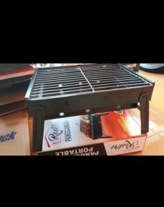 Panggangan BBQ Portabel Arang 1 Set Capitan dengan Kipas dan Koas