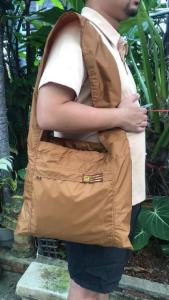 ย่ามอเนกประสงค์ เบอร์1 ผ้าร่มไนลอน กันน้ำ สำหรับใส่ของ จุได้มากถึง 9 ลิตร