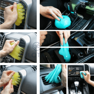 Gel dính bụi vệ sinh đa năng nội thất ô tô bàn phím máy tính khe hở khó vệ sinh Lota Shop