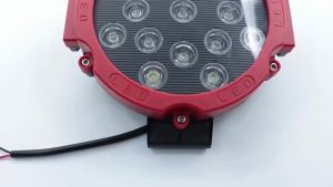 7 Inch 51W Round LED Offroad Lights Spot Driving Light Pod Bumper Roof Fog Light Fit for Boat Jeep ATV SUV Truck Hunter Motor