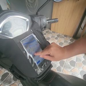 Túi treo đầu xe ZDK K3 ngăn chứa đồ mở rộng đựng điện thoại cảm ứng treo đầu xe máy chạy phượt - giao hàng Grap