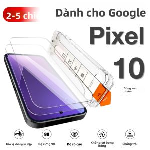 Bộ 2-5 Miếng Dán Bảo Vệ Màn Hình Google Pixel Kính Cường Lực Chống Trầy Xước Chống Vân Tay Cho Pixel 10 9 Pro XL 9A 8A 8 7 7a 6a 5G