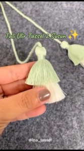 TASSEL TALI ULIR BAJU HAMPERS 2 SUSUN KATUN PREMIUM (1 PCS)