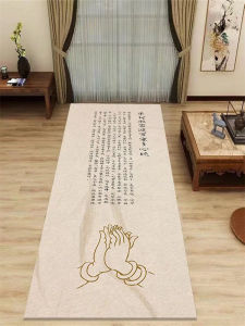 For Home Tianyi Sports Prayer Mat 108 Special Mat for Worship Smooth Big Worship Mat Full-Body Prostrations Buddha Worship Hassock
