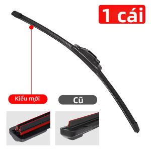 1 Bộ Cọ Rửa Kính Xe Hơi Hai Dải Cao Su 14-26 Chống Trượt Mọi Thời Tiết Phụ Kiện Ô Tô Cho Xe Hơi SUV Xe Tải