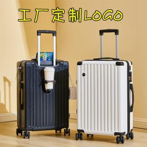 Durable Luggage Carryon Suitcase Multifunctional Travel Bag Womens Retro Style Password Lock Universal Wheel Suitcase