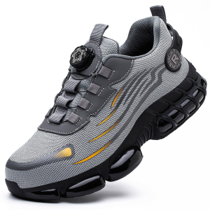 Mens Halloween Steel Toe Work Sneakers Anti Smash Puncture Resistant Breathable Odor Control Safety Casual Fashion Shoes