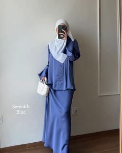 Evolvere - Zaina Maxi Skirt Rok Silk Model Mermaid (Rok Aja)