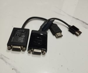 hdmi to vga dp port to dvi dvi to vha adoptors