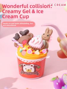 FEIYU | DIY Creative Cream Clay Ice Cream Cup Set Toy DIY Kit