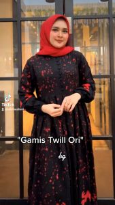 Gamis Twill BG COLLECTION Motif TAMARA: Kualitas & Ukuran Terbaik