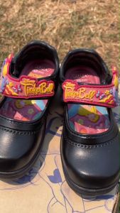 รองเท้านักเรียนหญิง adda  รุ่น เจ้าหญิงทิงเกอร์เบล รหัส 41C18 ลิขสิทธิ์แท้ พร้อมส่ง