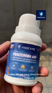 Fishcare Penjernih Air Aquarium Premium Indonesia 100 ml | untuk ikan hias air tawar | Anti Kerak Aquarium | 10x Lebih Cepat Efektif