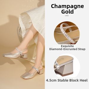 Josiny | Enclosed Heels Open Back Heeled Sandals
