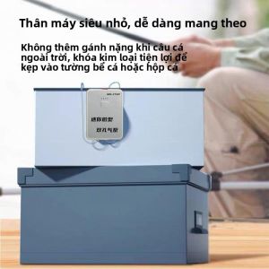 MONLEYTA | Bơm oxy USB mới của Đức dùng cho xe hơi câu cá ngoài trời không dây pin lithium tĩnh lặng