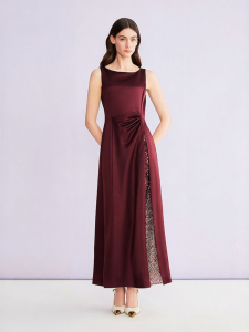 Casual Occasion Elegant Pleats Beaded Sequin Dress