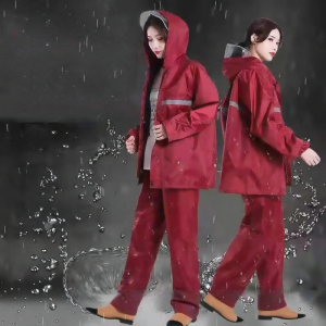 Jiaxun | All Weather Rain Coat Reflective Double Layer Water Resistant