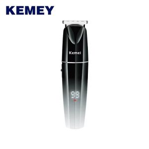 Kemei KM-880 LCD sạc USB tiếng ồn thấp Gradient cơ thể dụng cụ cắt tóc chuyên dụng chuyên nghiệp điện râu và Tông đơ cắt tóc cho nam