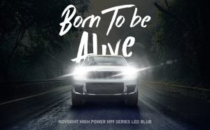 Novsight N99 9005 HB3 9006 HB4 H4 H7 H11 LED Headlight Bulb 100W 24000LM 6500K Super Bright LED Lights for Car High/Low Beam Fog Light 2Pcs Mini 1:1 Design Plug&Play