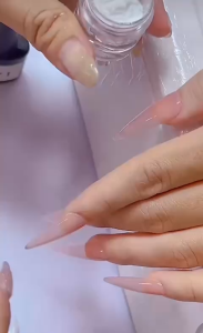 Tráng gương ánh trai trắng trang trí nail - Hủ tráng gương ngọc trai ánh trắng trong mịn sáng