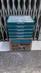 Hộp nhựa nhiều ngăn đựng linh kiện 340x250x60mm Total THKTV02 (XẾP CHỒNG LÊN NHAU)