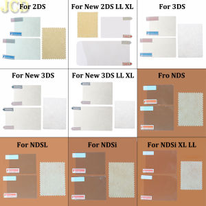 JCD Clear Protective Film For NDS DSi NDSi XL LL NDSL DS Lite Top+Bottom LCD Screen Protector For 2DS 3DS XL LL New 3DSLL 3DSXL