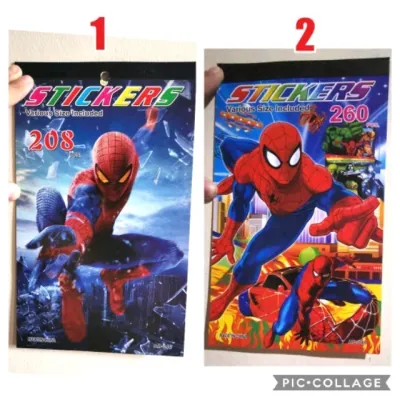 Spider 6-pages Stickers Pad/Book party prizes lootbag filler giveaway