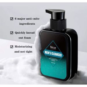 WNPL mens special oil control moisturizing refreshing cleansing 150g Anti Acne Foam Amino acid facial cleanser Whitening