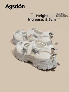 Agsdon | Sporty Mary Jane Shoes Breathable Hollow Design