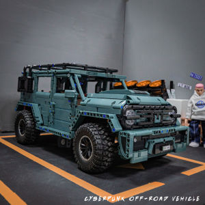 WanZhi 9829 Remote Control Four-Wheel Drive Off-Road Jeep Model Building Blocks Car Toy for Boys Assembly Difficulty Intermediate