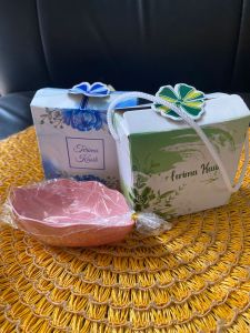 .Souvenir Mangkok DAUN kemasan box tali model terbaru Sovenir Pernikahan - Souvenir murah isi 50 pcs