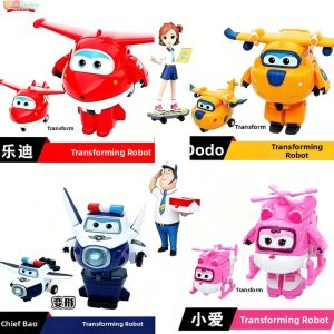 JIXIN | Large Transformable Super Wings Robots Toy Set
