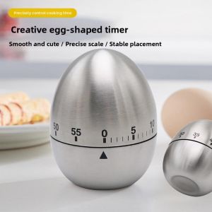 Creative Egg-shaped Mechanical Timer For Baking and Cooking