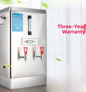Large Capacity 40L Automatic Electric Boiling Water Heater for Restaurant Kitchen Commercial Water Dispenser Stainless Steel