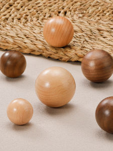 WANGDALI | Round Wooden Drawer/Cabinet Handles