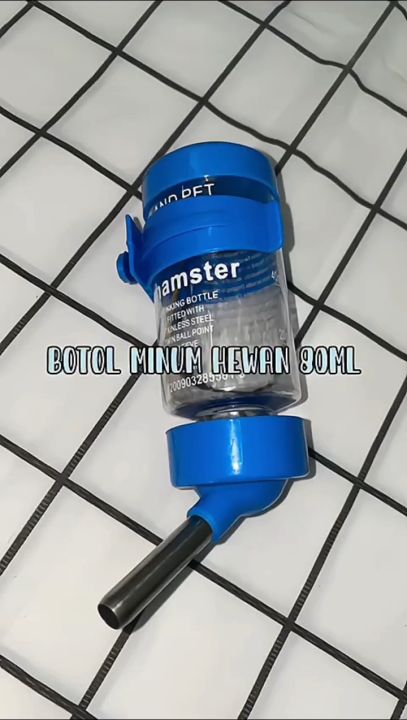 Harga Grosir - Botol Minum Hewan 80 ML / Botol Minum Hamster / Tempat Minum Kelinci & Hamster