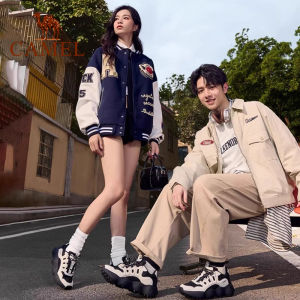 Cameljeans Spring New Outdoor Comfortable Sports Shoes Mens Thick-soled Sports Sneakers