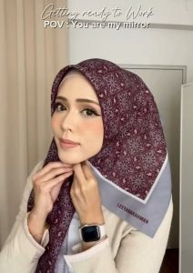 LEEYANARAHMAN EDISI VEIL OF DEMURE | MONO CLAIRE TUDUNG BAWAL PREMIUM CHIFFON WANGI FREE SAMPUL RAYA & BUTTERFLY PIN