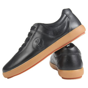 Red Cotton Tai Chi Shoes Training Martial Arts Shoes for Men And Women Cow Tendon Sole Anti-Slip Genuine Leather Shoes