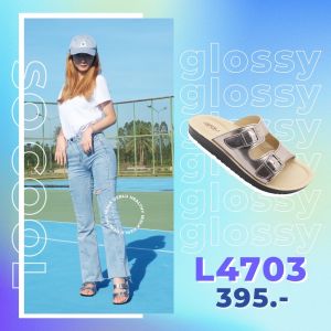 รองเท้าแตะถูกสุด! สุขภาพและวินเทจหญิง สไตล์ไบเก้น Deblu เดอบลู รุ่น L4703 พื้นนิ่ม เบา ใส่สบาย